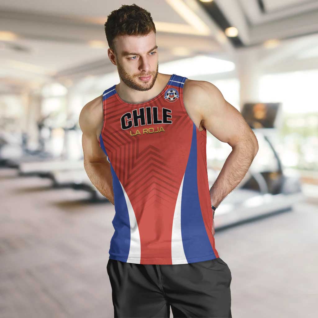 Custom Football Chile Football Men Tank Top La Roja Go Champions