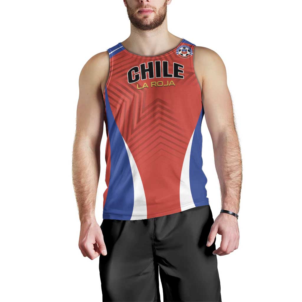 Custom Football Chile Football Men Tank Top La Roja Go Champions