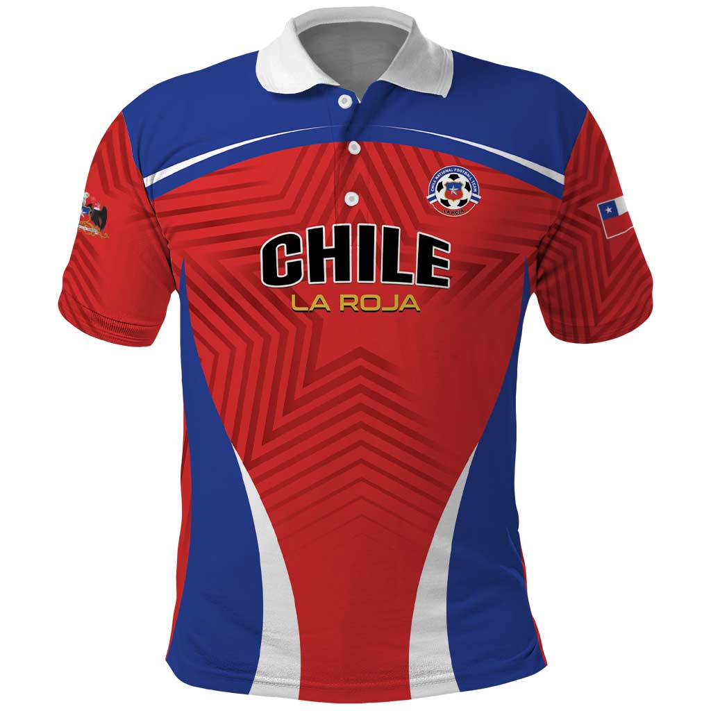 Custom Football Chile Football Polo Shirt La Roja Go Champions