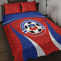 Football Chile Football Quilt Bed Set La Roja Go Champions
