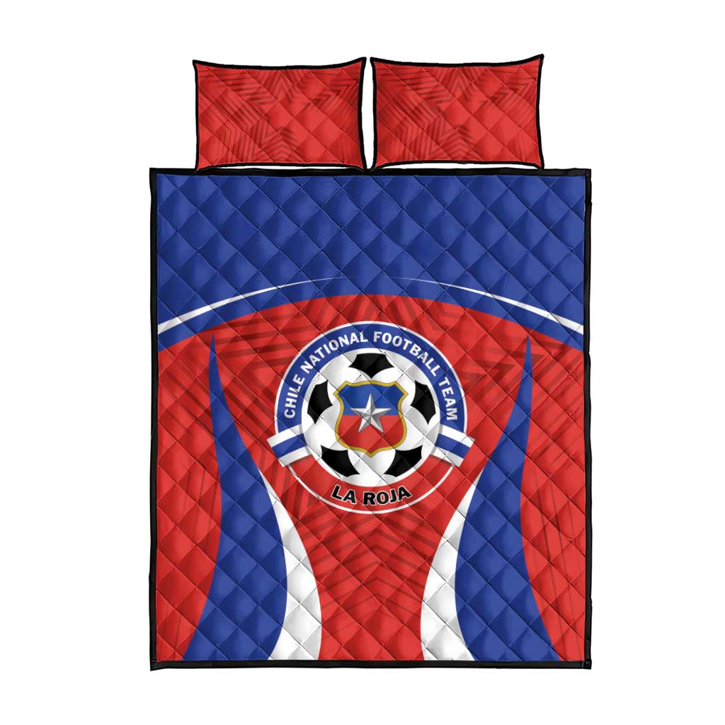 Football Chile Football Quilt Bed Set La Roja Go Champions