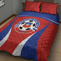 Football Chile Football Quilt Bed Set La Roja Go Champions