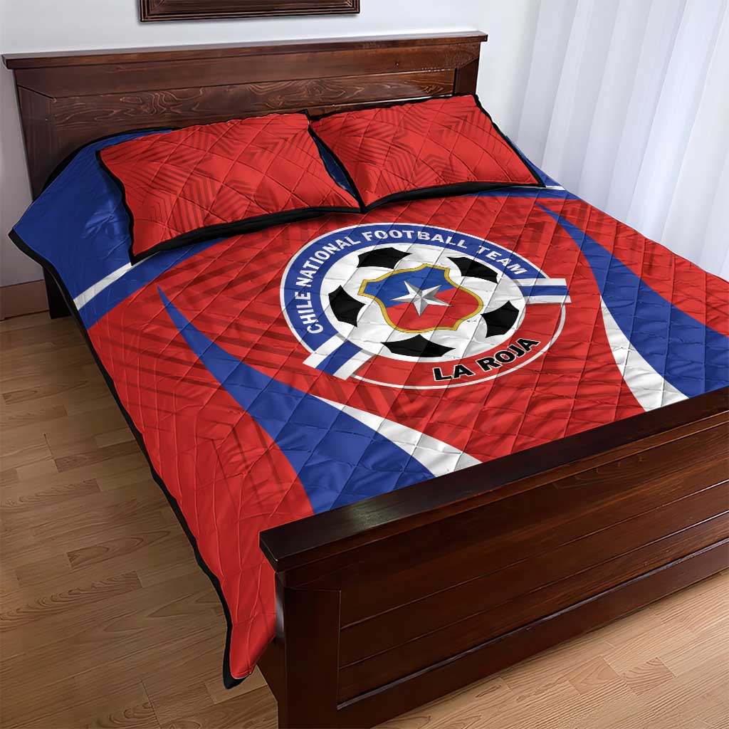 Football Chile Football Quilt Bed Set La Roja Go Champions