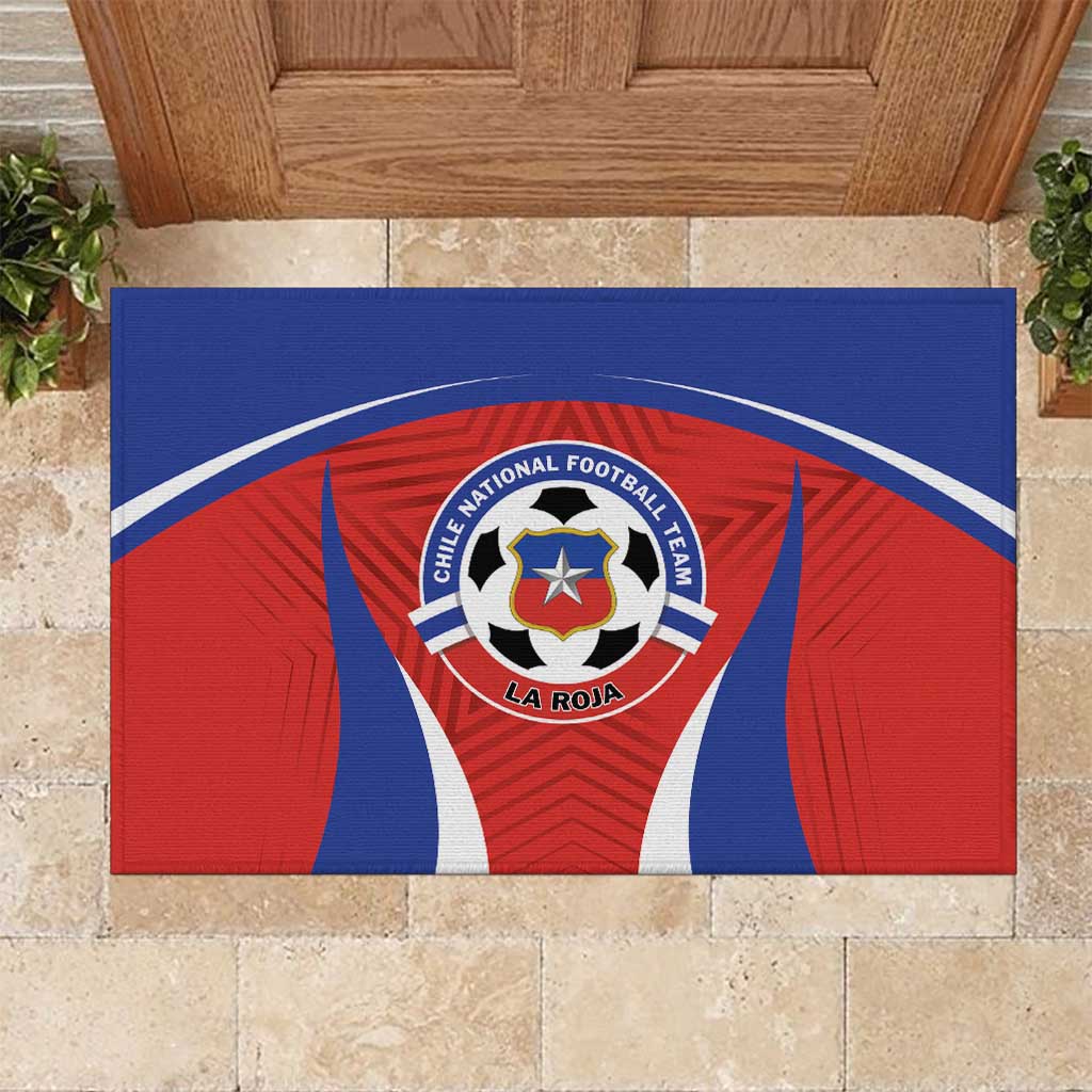 Football Chile Football Rubber Doormat La Roja Go Champions