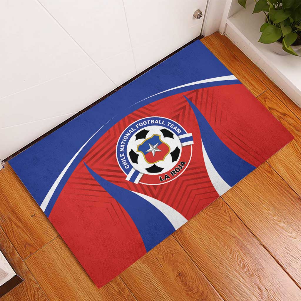 Football Chile Football Rubber Doormat La Roja Go Champions