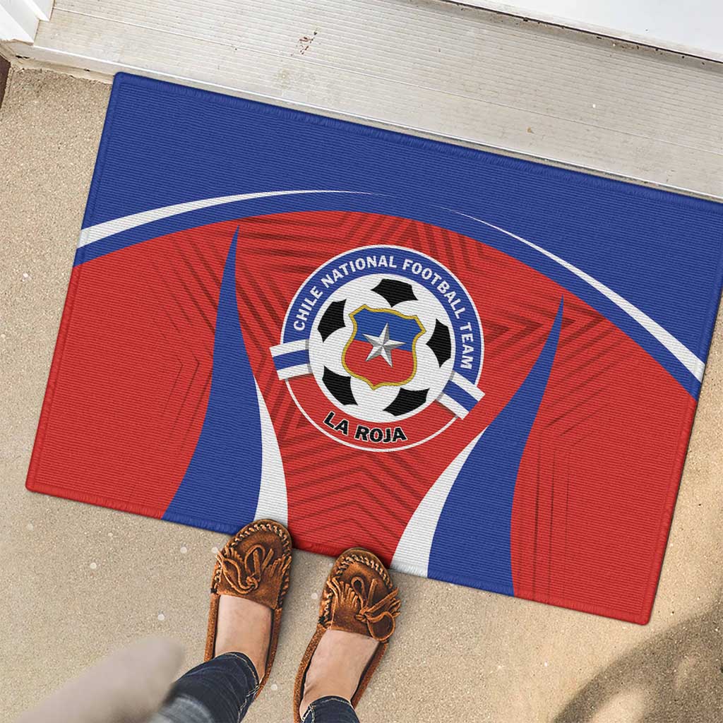 Football Chile Football Rubber Doormat La Roja Go Champions