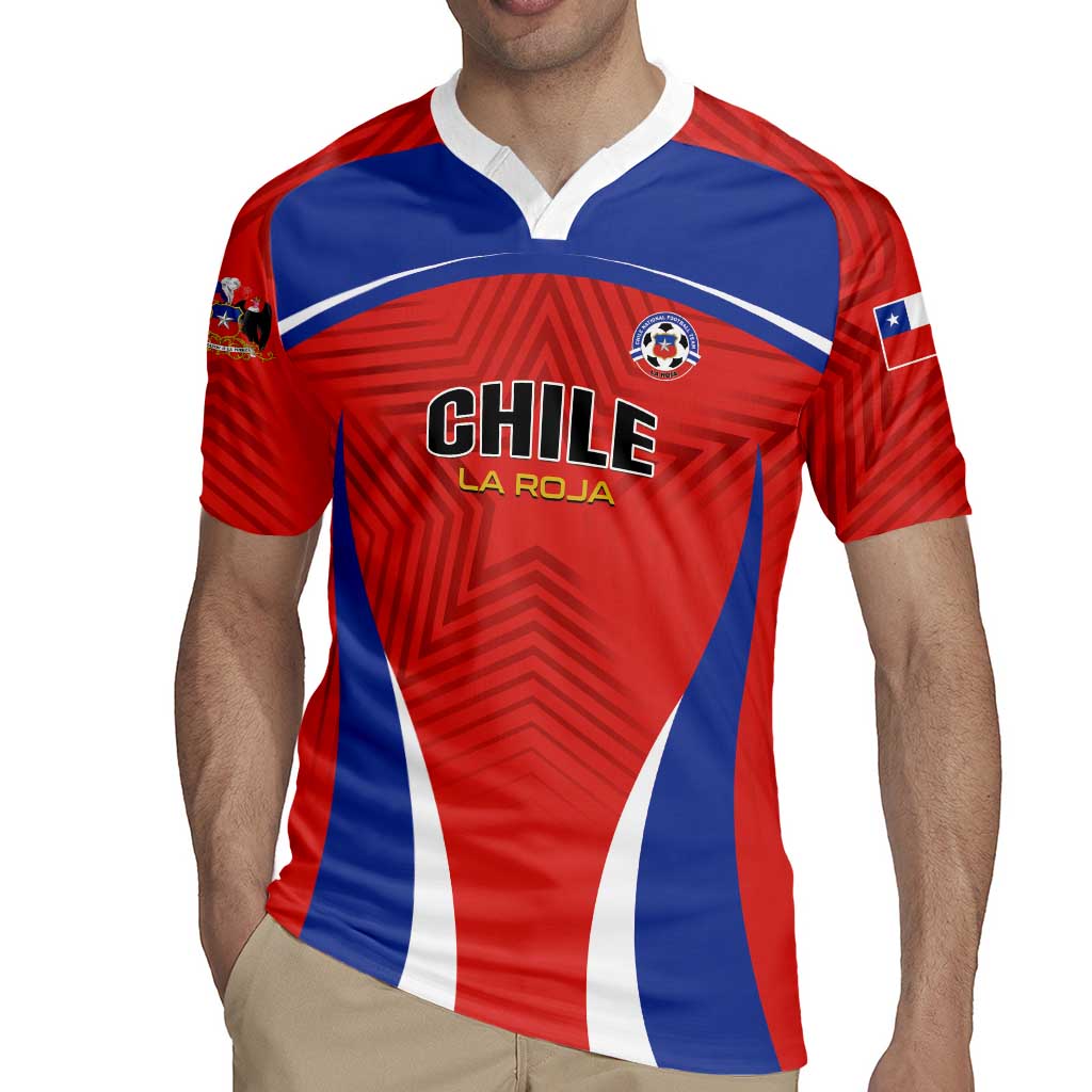 Custom Football Chile Football Rugby Jersey La Roja Go Champions