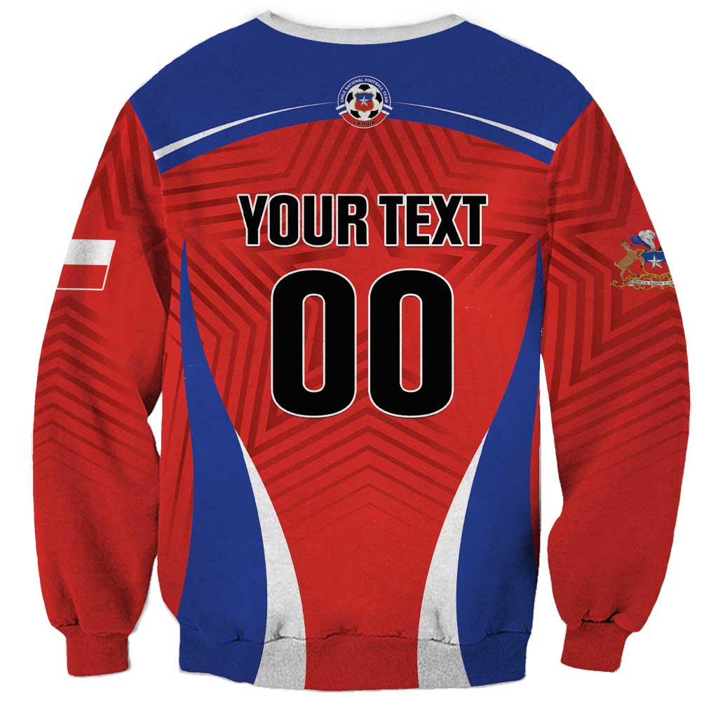 Custom Football Chile Football Sweatshirt La Roja Go Champions