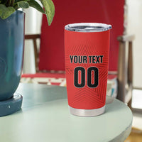 Custom Football Chile Football Tumbler Cup La Roja Go Champions