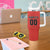 Custom Football Chile Football Tumbler With Handle La Roja Go Champions