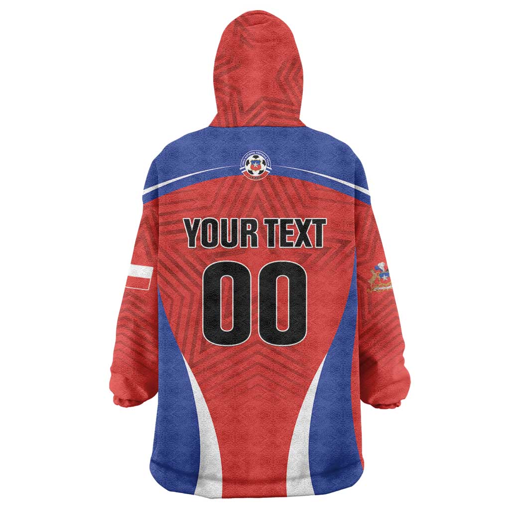 Custom Football Chile Football Wearable Blanket Hoodie La Roja Go Champions