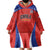 Custom Football Chile Football Wearable Blanket Hoodie La Roja Go Champions