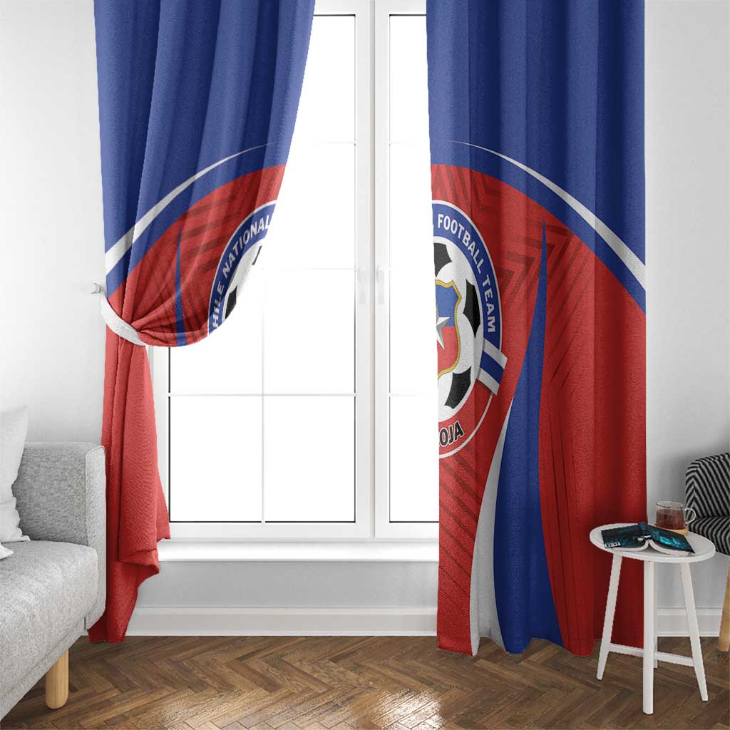 Football Chile Football Window Curtain La Roja Go Champions