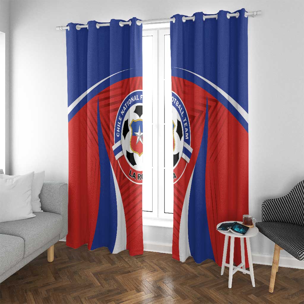 Football Chile Football Window Curtain La Roja Go Champions
