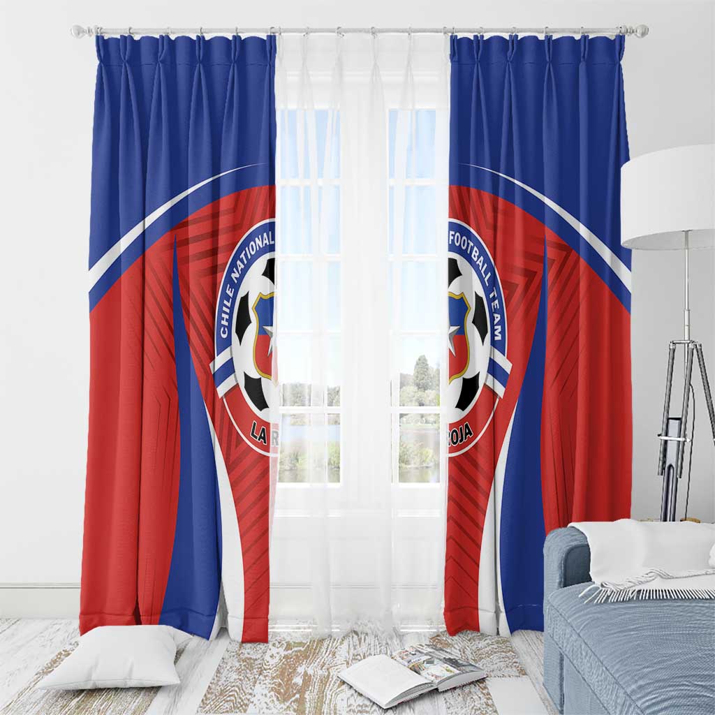 Football Chile Football Window Curtain La Roja Go Champions