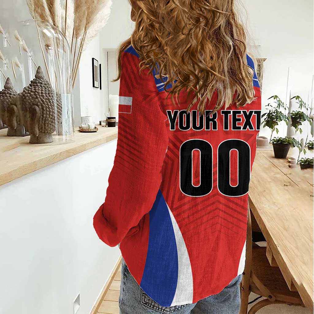 Custom Football Chile Football Women Casual Shirt La Roja Go Champions