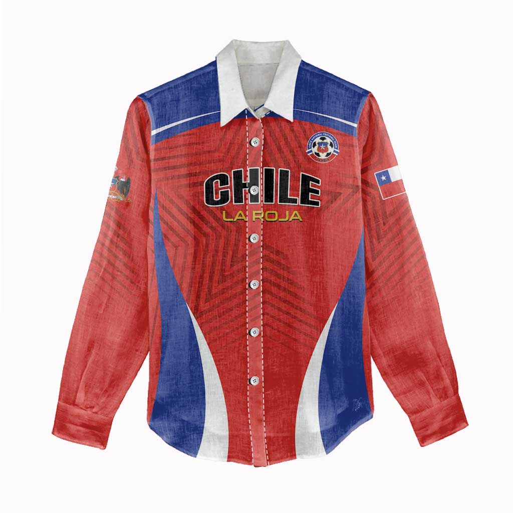 Custom Football Chile Football Women Casual Shirt La Roja Go Champions