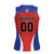 Custom Football Chile Football Women Sleeveless Polo Shirt La Roja Go Champions