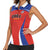 Custom Football Chile Football Women Sleeveless Polo Shirt La Roja Go Champions