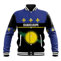 Guadeloupe Baseball Jacket Rejyon Gwadloup Black Version