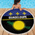 Guadeloupe Beach Blanket Rejyon Gwadloup Black Version