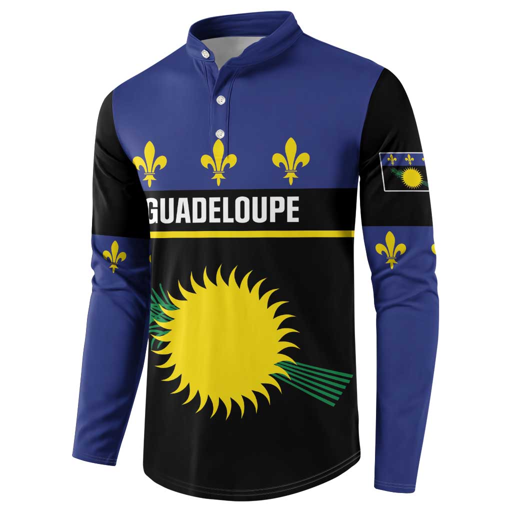 Guadeloupe Button Sweatshirt Rejyon Gwadloup Black Version