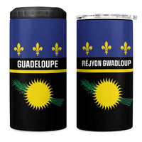 Guadeloupe 4 in 1 Can Cooler Tumbler Rejyon Gwadloup Black Version