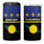 Guadeloupe 4 in 1 Can Cooler Tumbler Rejyon Gwadloup Black Version