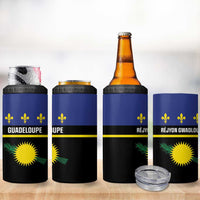 Guadeloupe 4 in 1 Can Cooler Tumbler Rejyon Gwadloup Black Version