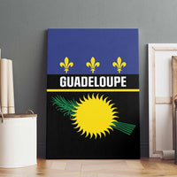 Guadeloupe Canvas Wall Art Rejyon Gwadloup Black Version