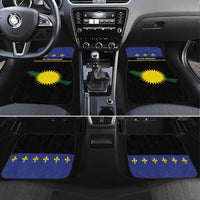 Guadeloupe Car Mats Rejyon Gwadloup Black Version