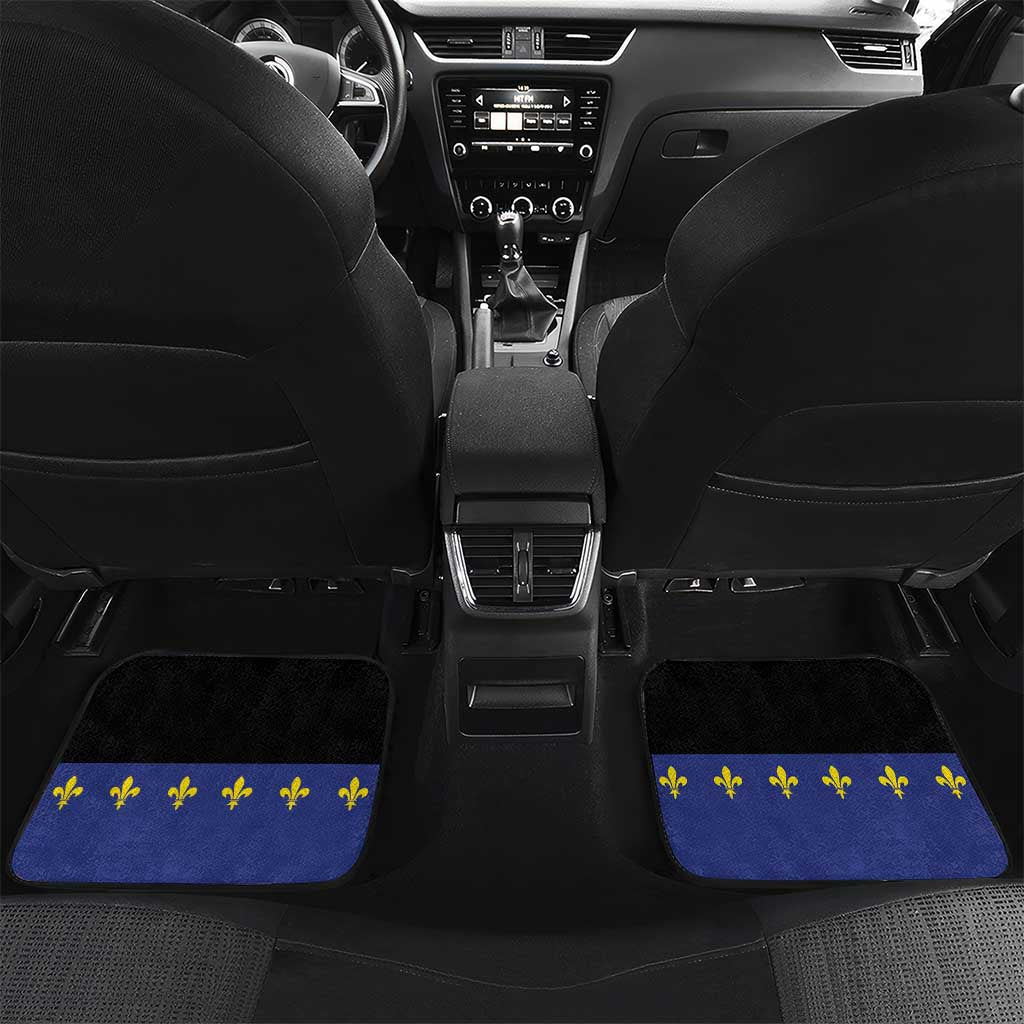 Guadeloupe Car Mats Rejyon Gwadloup Black Version