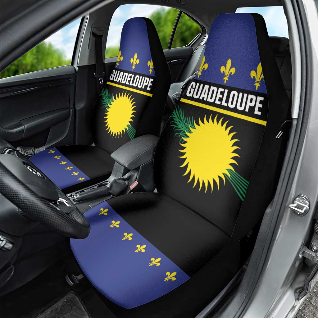 Guadeloupe Car Seat Cover Rejyon Gwadloup Black Version