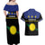 Guadeloupe Couples Matching Off Shoulder Maxi Dress and Hawaiian Shirt Rejyon Gwadloup Black Version