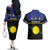 Guadeloupe Couples Matching Off The Shoulder Long Sleeve Dress and Hawaiian Shirt Rejyon Gwadloup Black Version