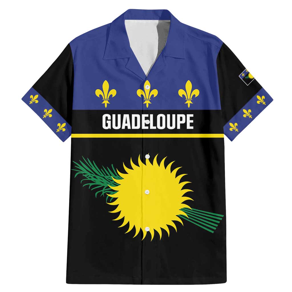 Guadeloupe Family Matching Mermaid Dress and Hawaiian Shirt Rejyon Gwadloup Black Version