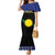 Guadeloupe Family Matching Mermaid Dress and Hawaiian Shirt Rejyon Gwadloup Black Version