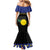Guadeloupe Family Matching Mermaid Dress and Hawaiian Shirt Rejyon Gwadloup Black Version