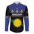 Guadeloupe Family Matching Puletasi and Hawaiian Shirt Rejyon Gwadloup Black Version
