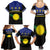 Guadeloupe Family Matching Summer Maxi Dress and Hawaiian Shirt Rejyon Gwadloup Black Version