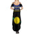 Guadeloupe Family Matching Summer Maxi Dress and Hawaiian Shirt Rejyon Gwadloup Black Version