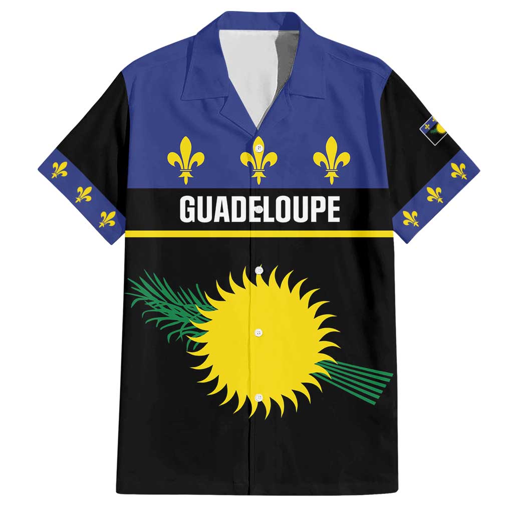 Guadeloupe Hawaiian Shirt Rejyon Gwadloup Black Version