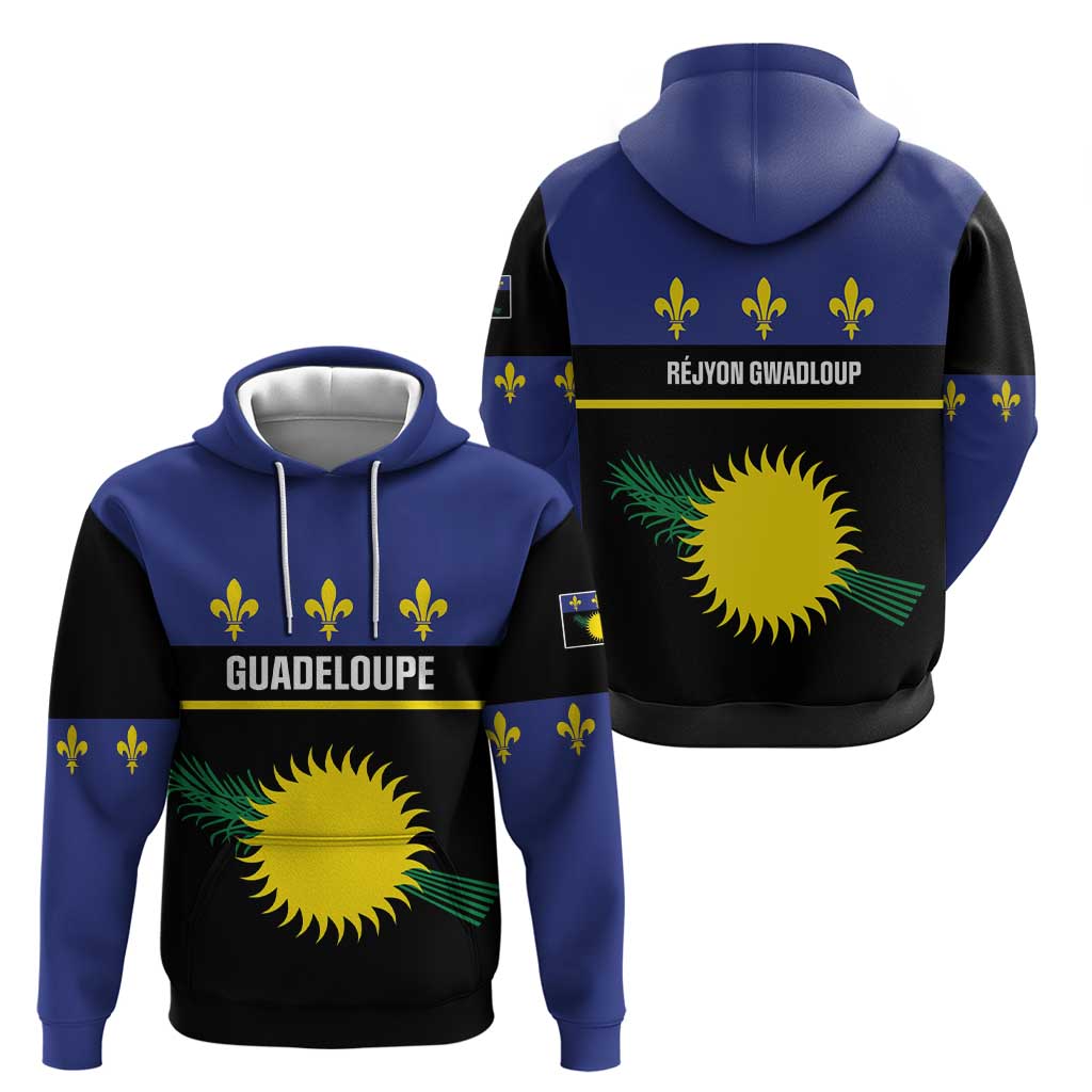 Guadeloupe Hoodie Rejyon Gwadloup Black Version