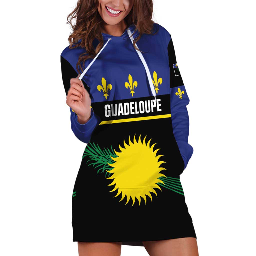 Guadeloupe Hoodie Dress Rejyon Gwadloup Black Version