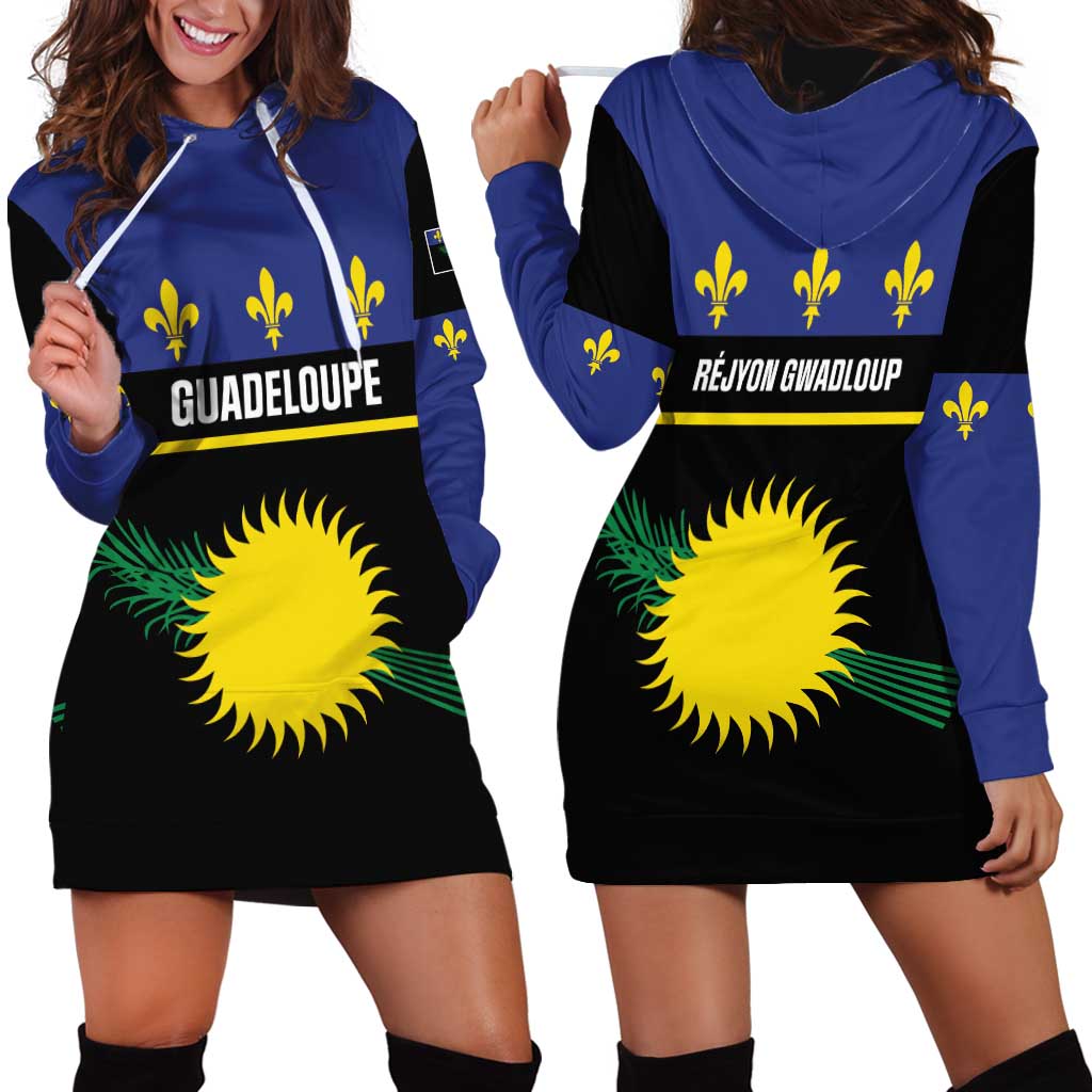 Guadeloupe Hoodie Dress Rejyon Gwadloup Black Version