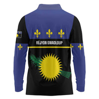 Guadeloupe Long Sleeve Polo Shirt Rejyon Gwadloup Black Version