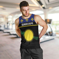 Guadeloupe Men Tank Top Rejyon Gwadloup Black Version