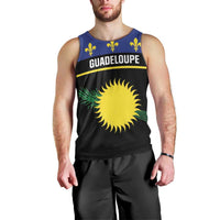 Guadeloupe Men Tank Top Rejyon Gwadloup Black Version
