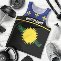 Guadeloupe Men Tank Top Rejyon Gwadloup Black Version