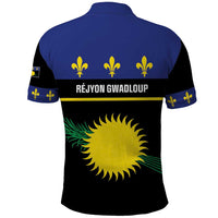 Guadeloupe Polo Shirt Rejyon Gwadloup Black Version